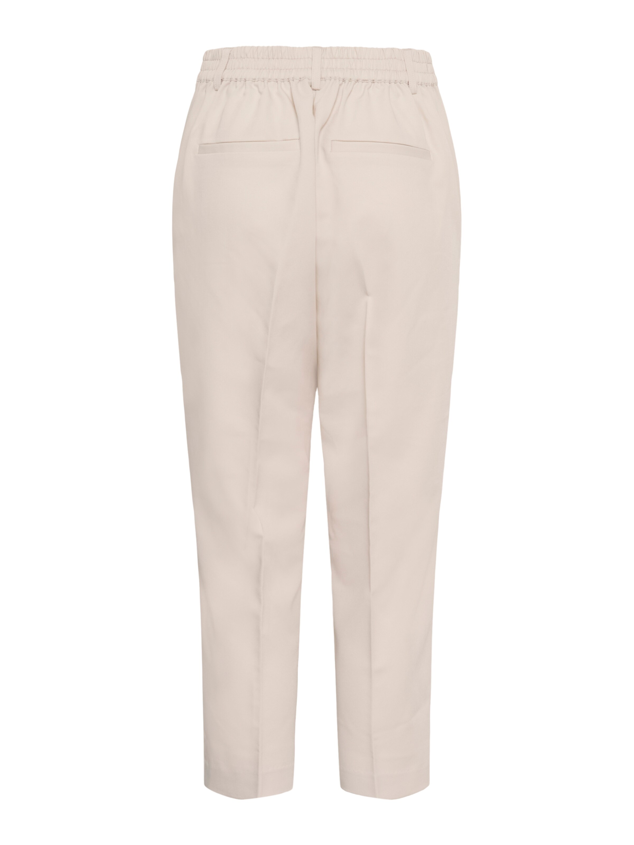Kaffe regular Παντελόνι με τσάκιση 'KASakura' σε μπεζ