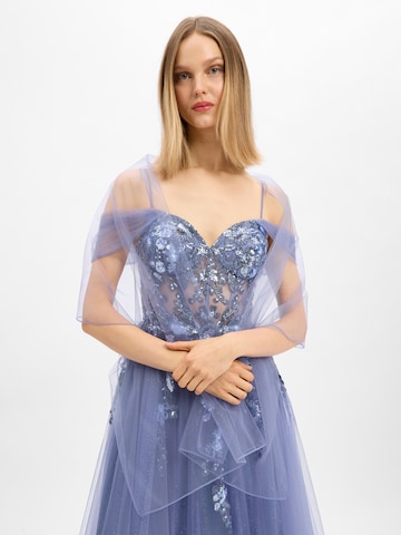 Unique Abendkleid in Blau