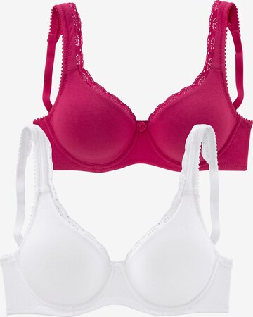 PETITE FLEUR Regular Bra in Pink: front