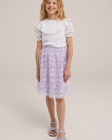 WE Fashion Skirt in Purple: front