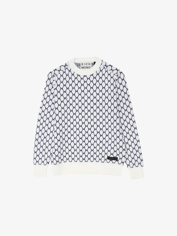 John Richmond Sweater 'John Richmond' in White: front
