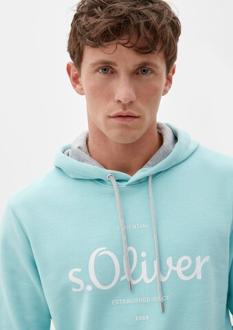 Sweat-shirt s.Oliver en bleu