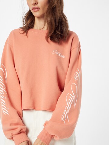 Sweat-shirt HOLLISTER en orange