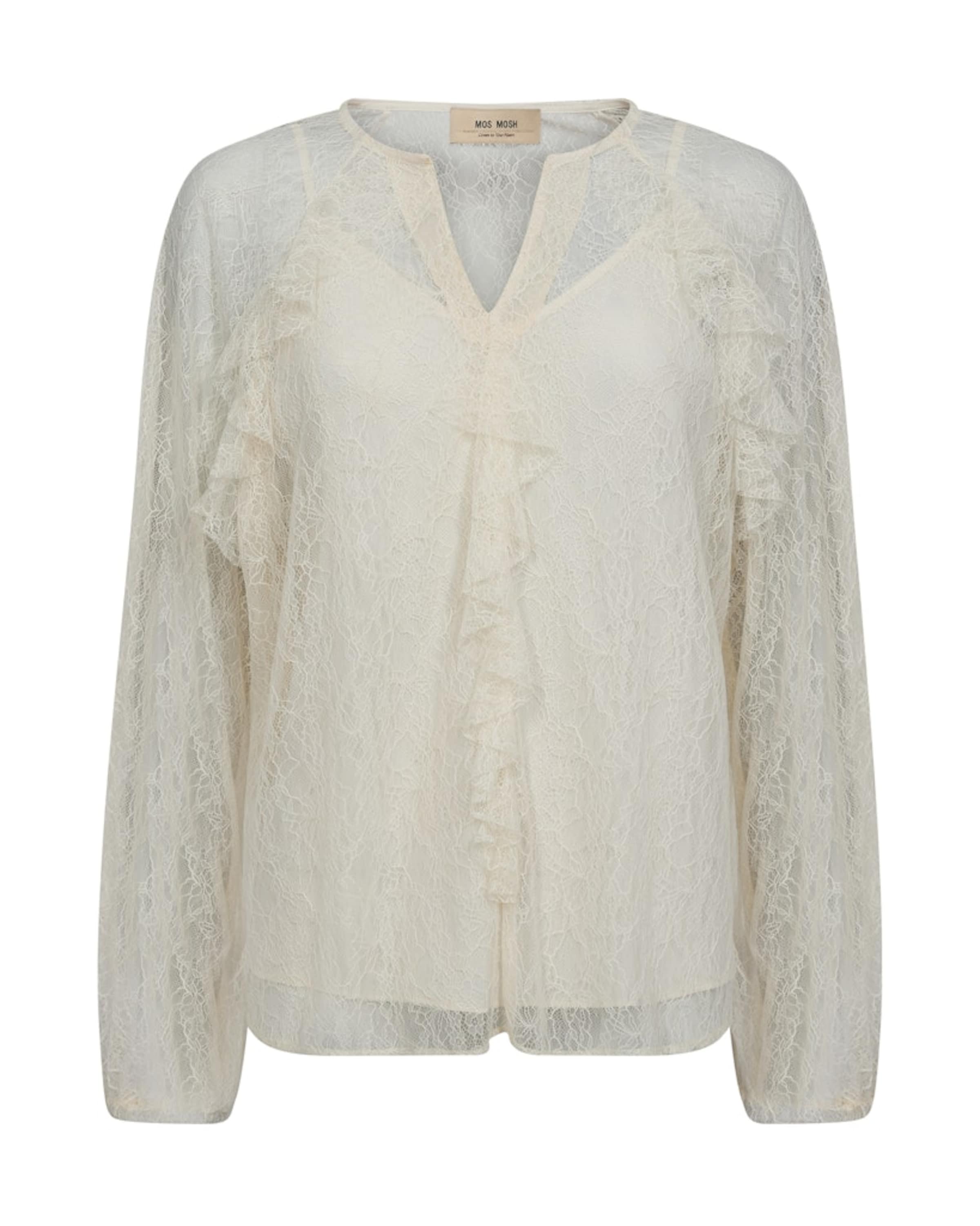 MOS MOSH Μπλούζα &#x27;MMEika&#x27; σε μπεζ: μπροστά