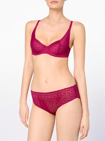 Nur Die Balconette BH in Lila: Vorderseite