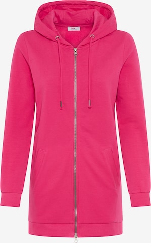 FLASHLIGHTS Sweatjacke in Pink: Vorderseite