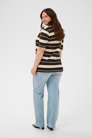 KAFFE CURVE Blouse in Brown