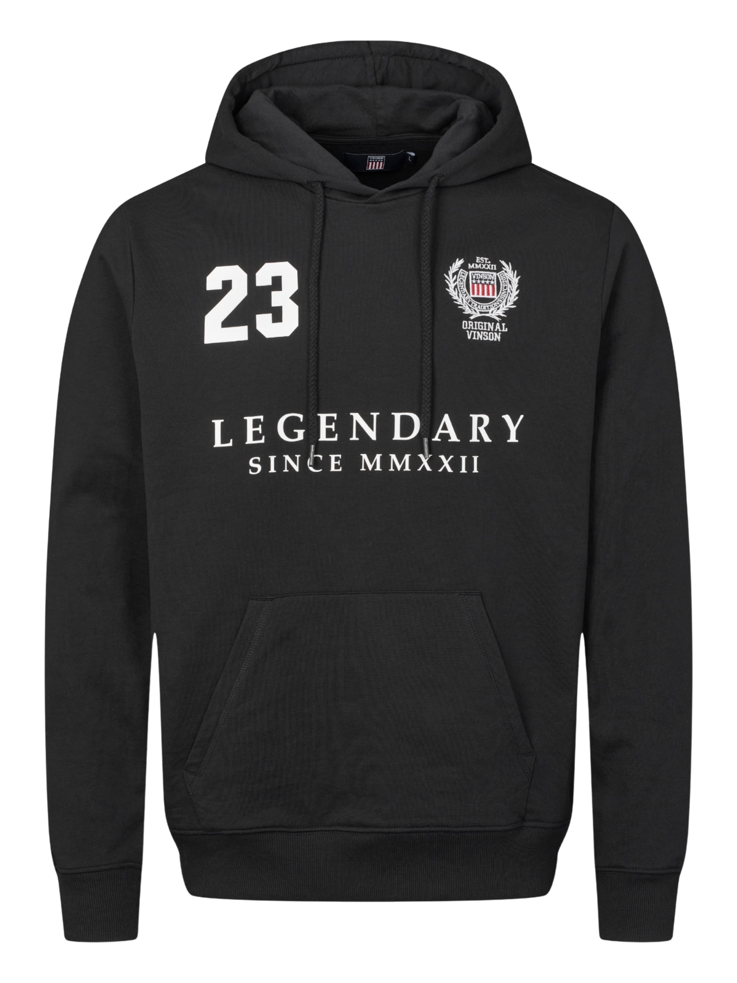 VINSON Neulepaita 'Rhett' värissä musta: etupuoli