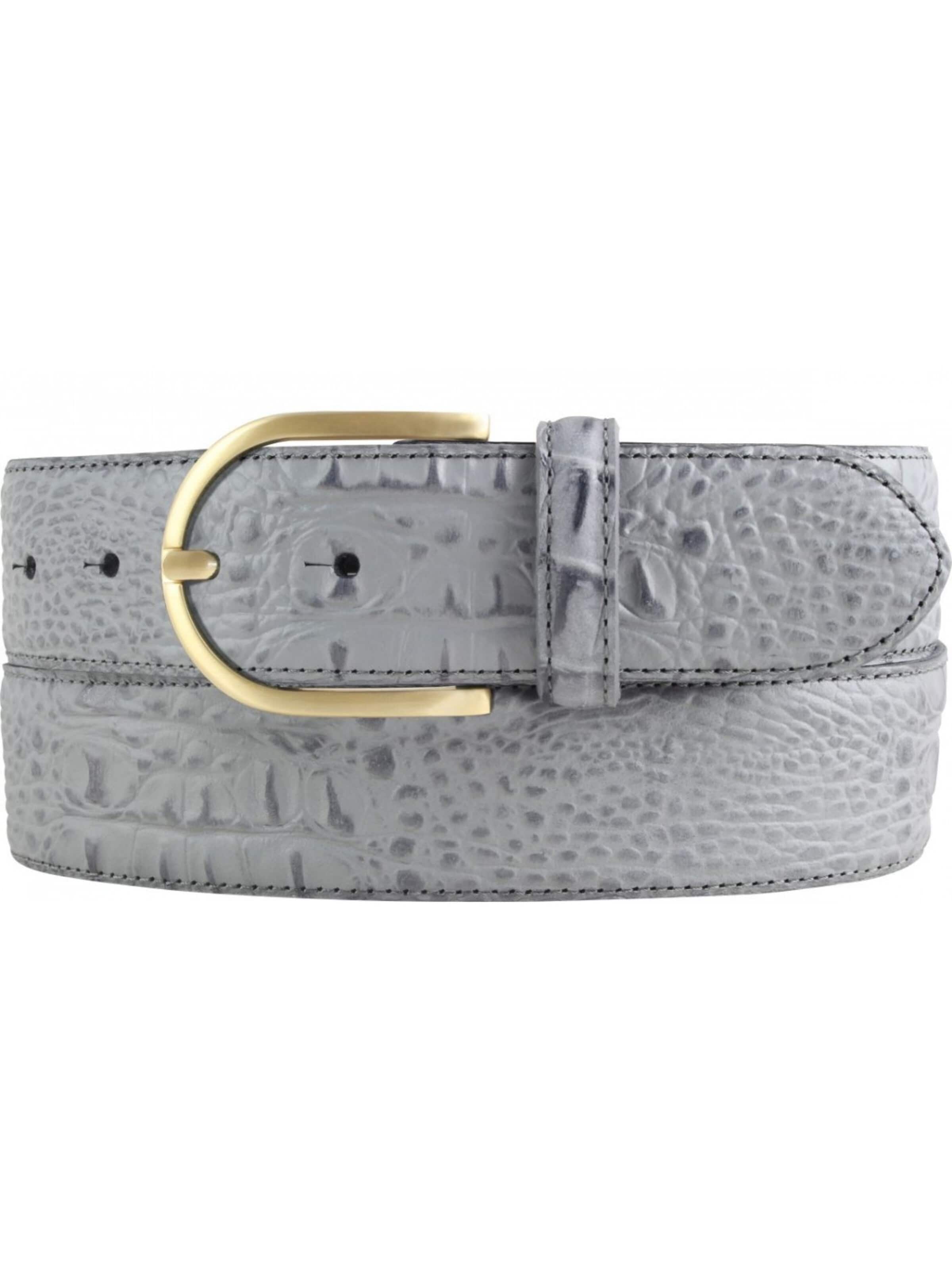 BELTINGER Gürtel 'Palermoi'‌‌‌‌‌‌ in Grau: Vorderseite
