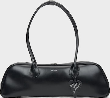 Estro Shoulder Bag '75568' in Black: front