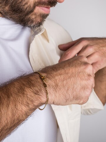 Akitsune Bracelet 'Via Cuban' in Gold