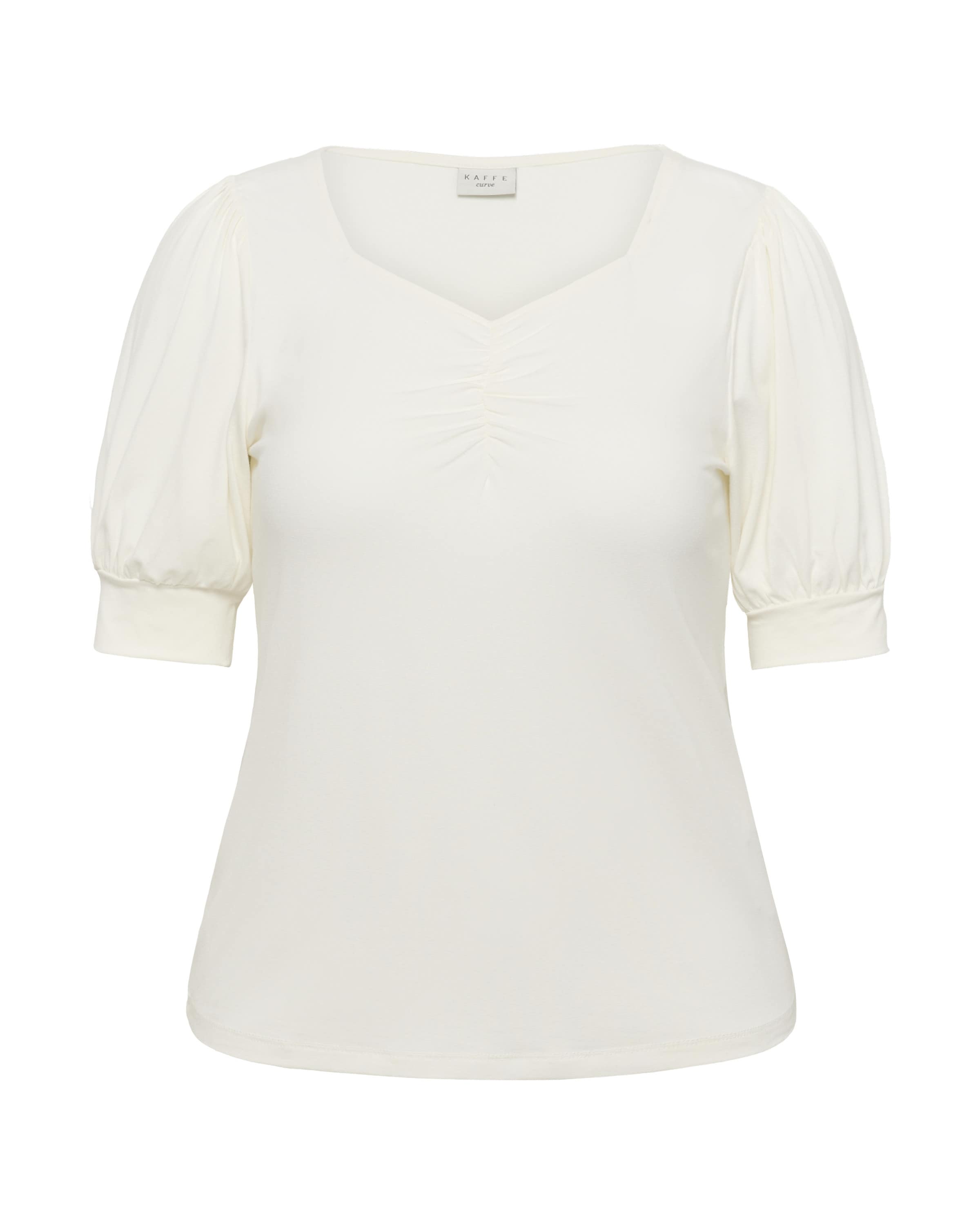 Chemisier 'KCsissy' KAFFE CURVE en blanc : devant