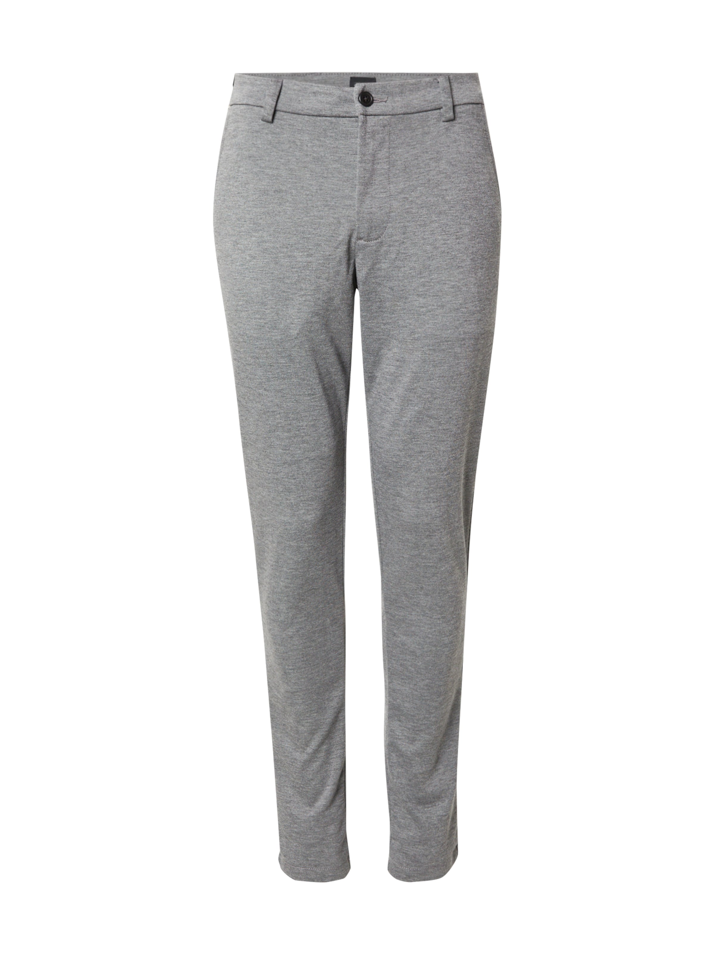 JACK & JONES - Slimfit Pantalón chino 'JPRCCMARCO JJADRIAN' en gris: frente