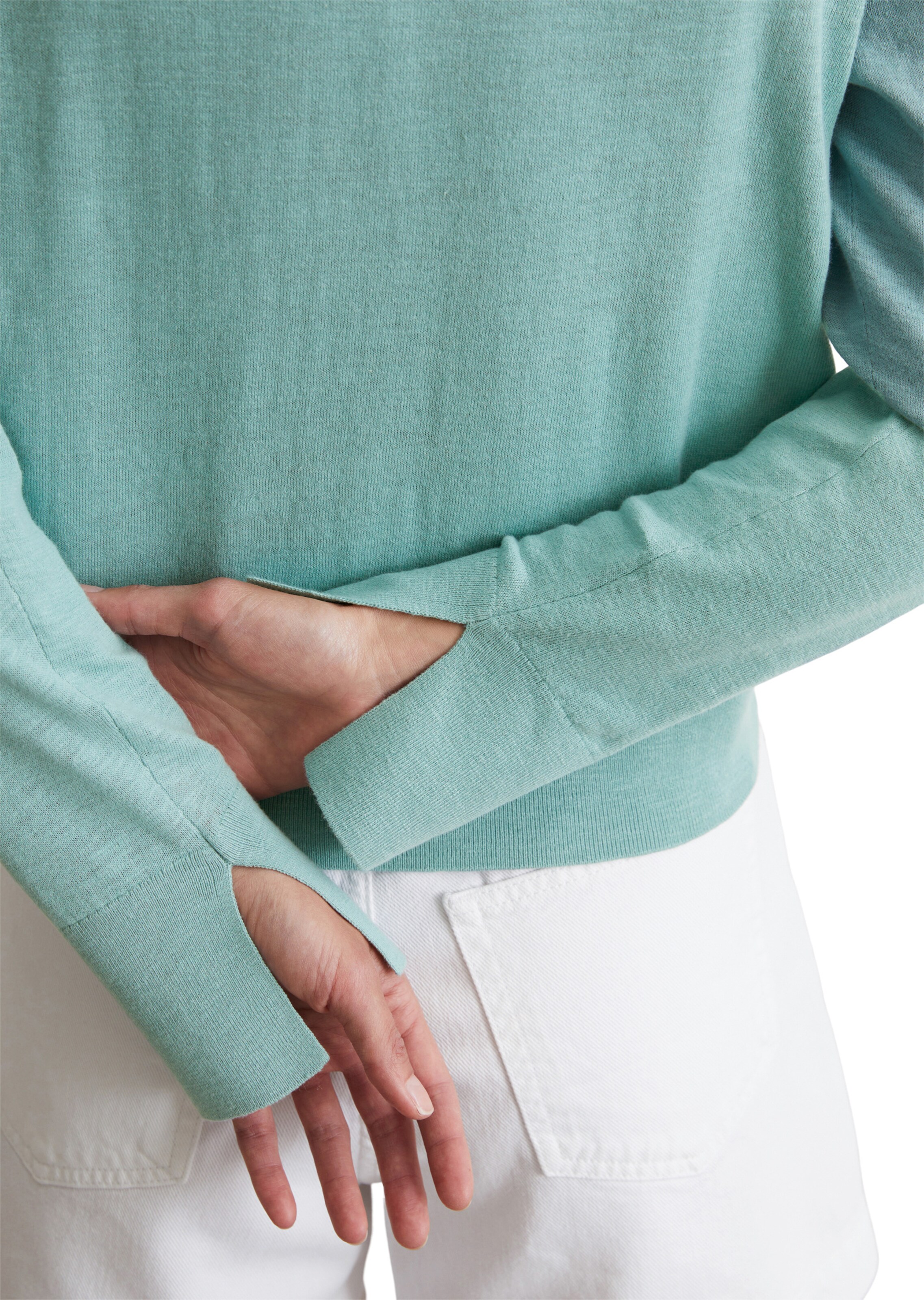 zaļš Marc O'Polo Adīta jaka