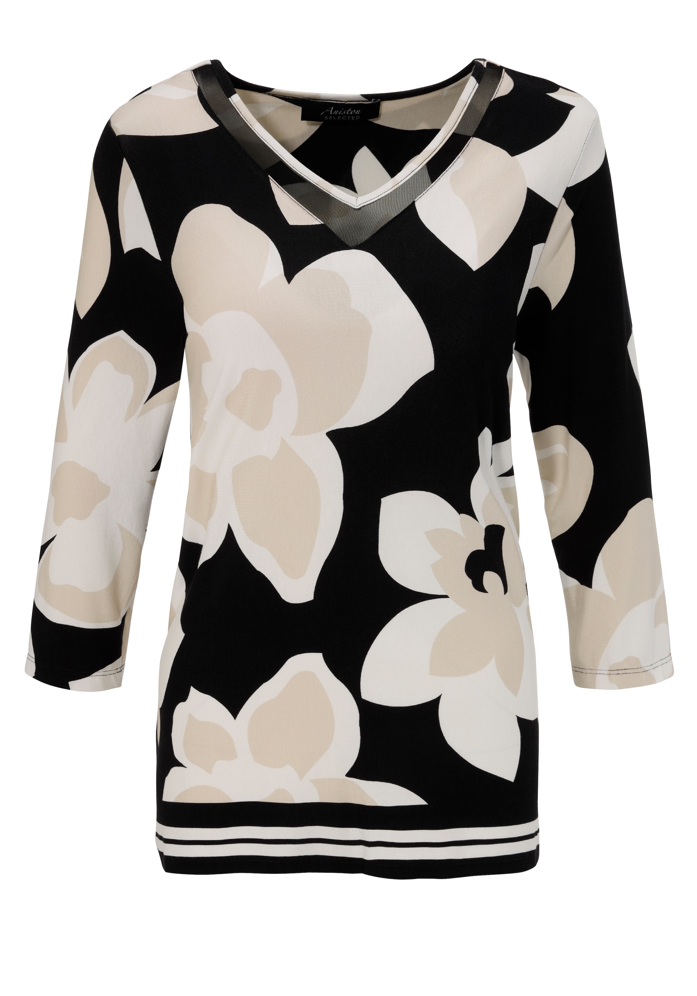 Aniston SELECTED Shirt in Schwarz: Vorderseite