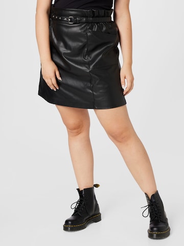 ONLY Carmakoma Skirt 'Heidi' in Black: front