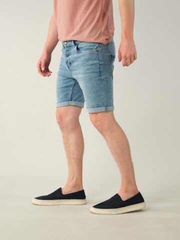 Deeluxe Slimfit Broek 'Kurt' in Blauw
