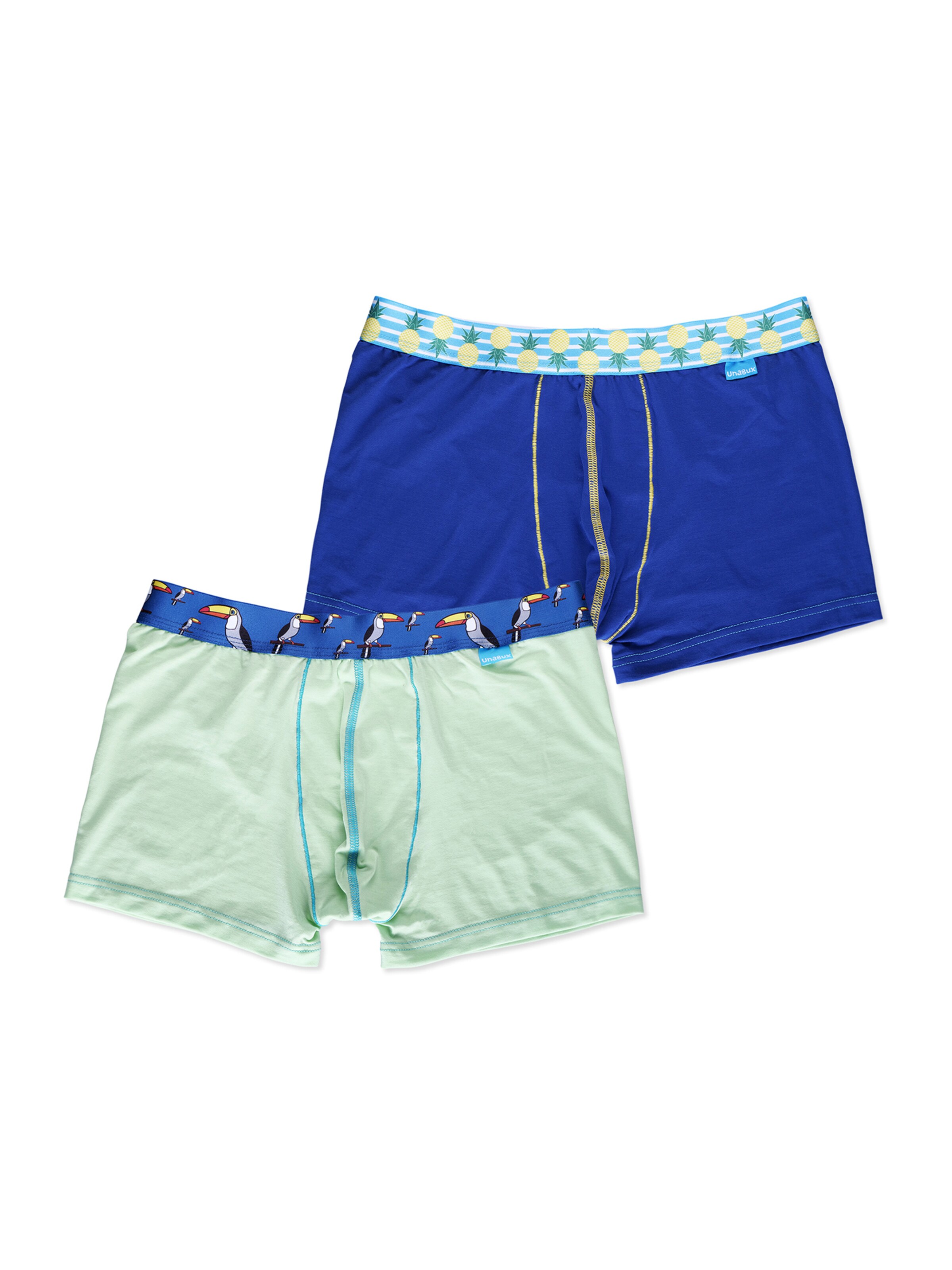 UNABUX Boxer shorts ' RUPERT ' in Blue: front