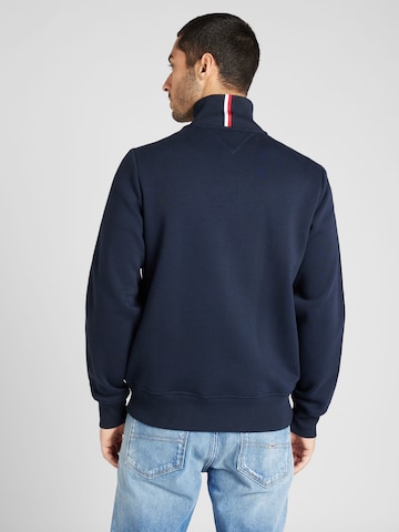 TOMMY HILFIGER Sweatjacke in Blau