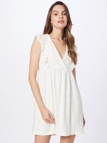 VERO MODA - Vestido de verano 'TASSA' en blanco: frente