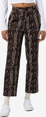 Baggy Pantalon 'CAMDEN PANT W KHAKI' DICKIES en marron : devant