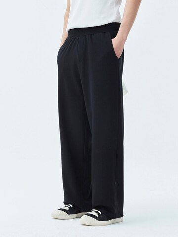 Wide Leg Pantalon 'Humble' VAMOS CLO en noir