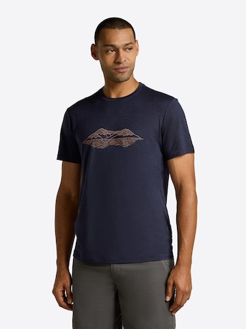 ICEBREAKER - Camisa funcionais 'Tech Lite' em azul