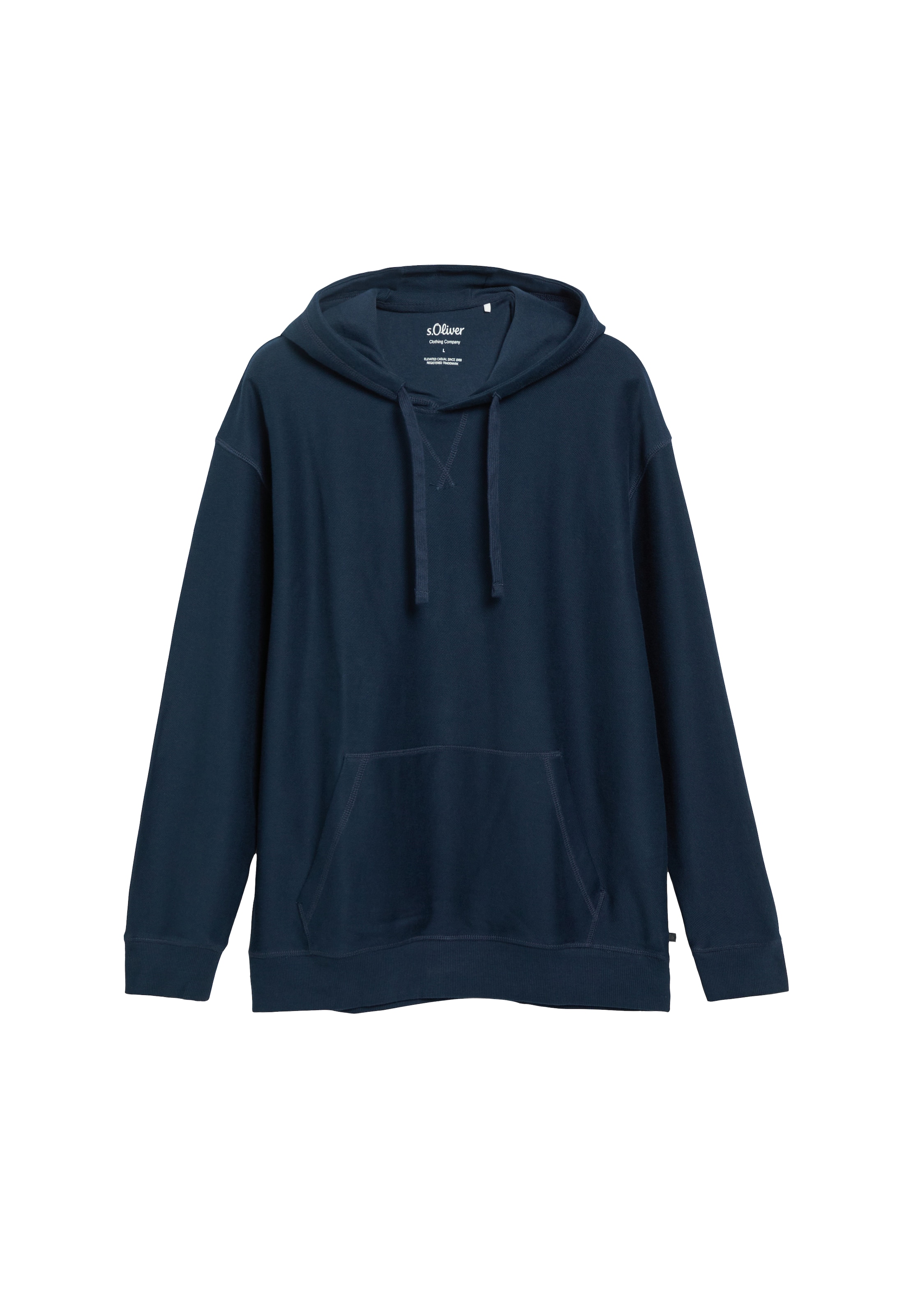Sweat-shirt s.Oliver en bleu : devant