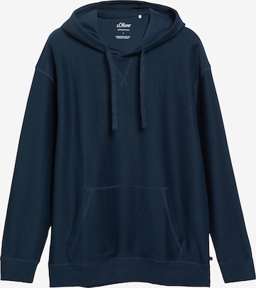 Sweat-shirt s.Oliver en bleu : devant