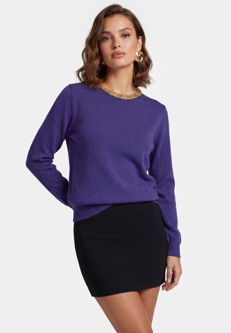 faina Sweater in Blue: front