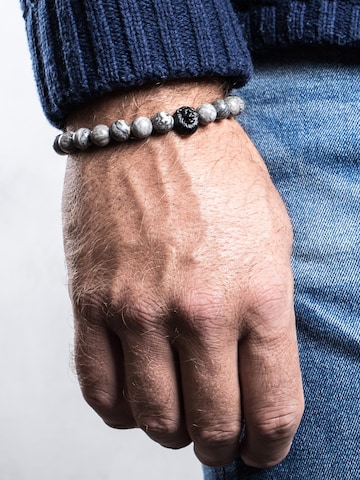 Akitsune Armband 'Regis' in Grau