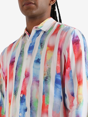 Campus Sutra - Comfort Fit Camisa em mistura de cores