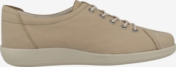 ECCO Athletic Lace-Up Shoes 'Soft 2.0' in Beige