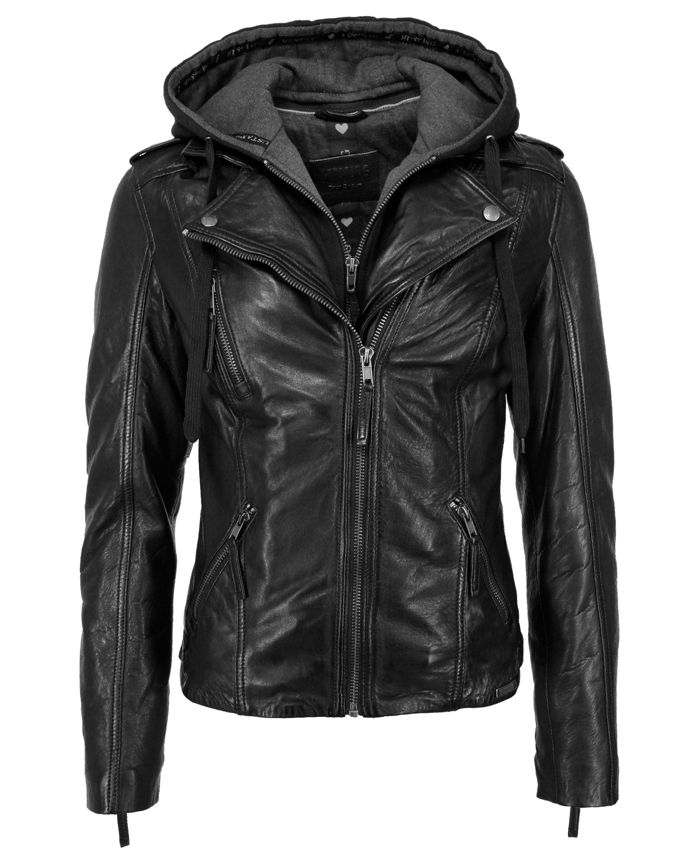 MUSTANG Between-season jacket in Black: front