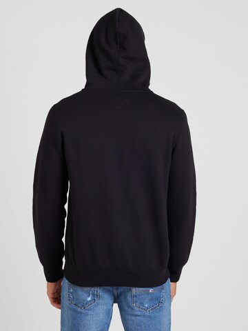 TOMMY HILFIGER Sweatjacke 'ESSENTIAL' in Schwarz