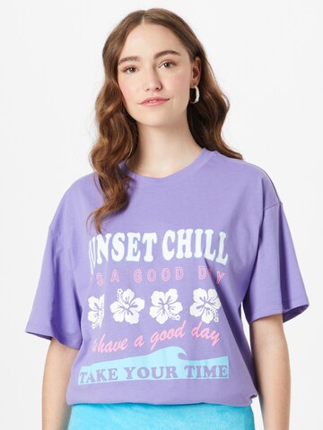 Tally Weijl Shirt in Purple: front