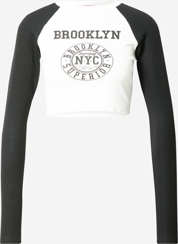 Edikted Póló 'Brooklyn Babe' - fehér: elől