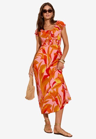 Friends Like These Kleid in Orange: Vorderseite