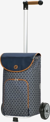 Trolley di Andersen Shopper in blu: frontale