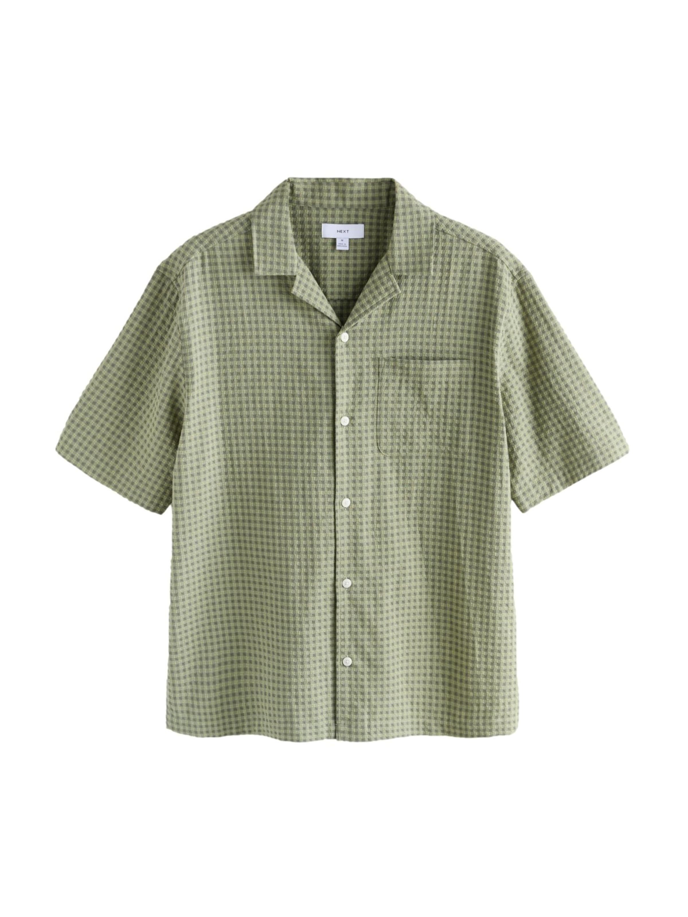 Regular fit Camicia di Next in verde: frontale