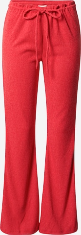 NLY by Nelly Bootcut Broek in Rood: voorkant