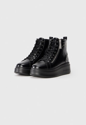 Bottines à lacets 'ANAKAPRI' Karl Lagerfeld en noir