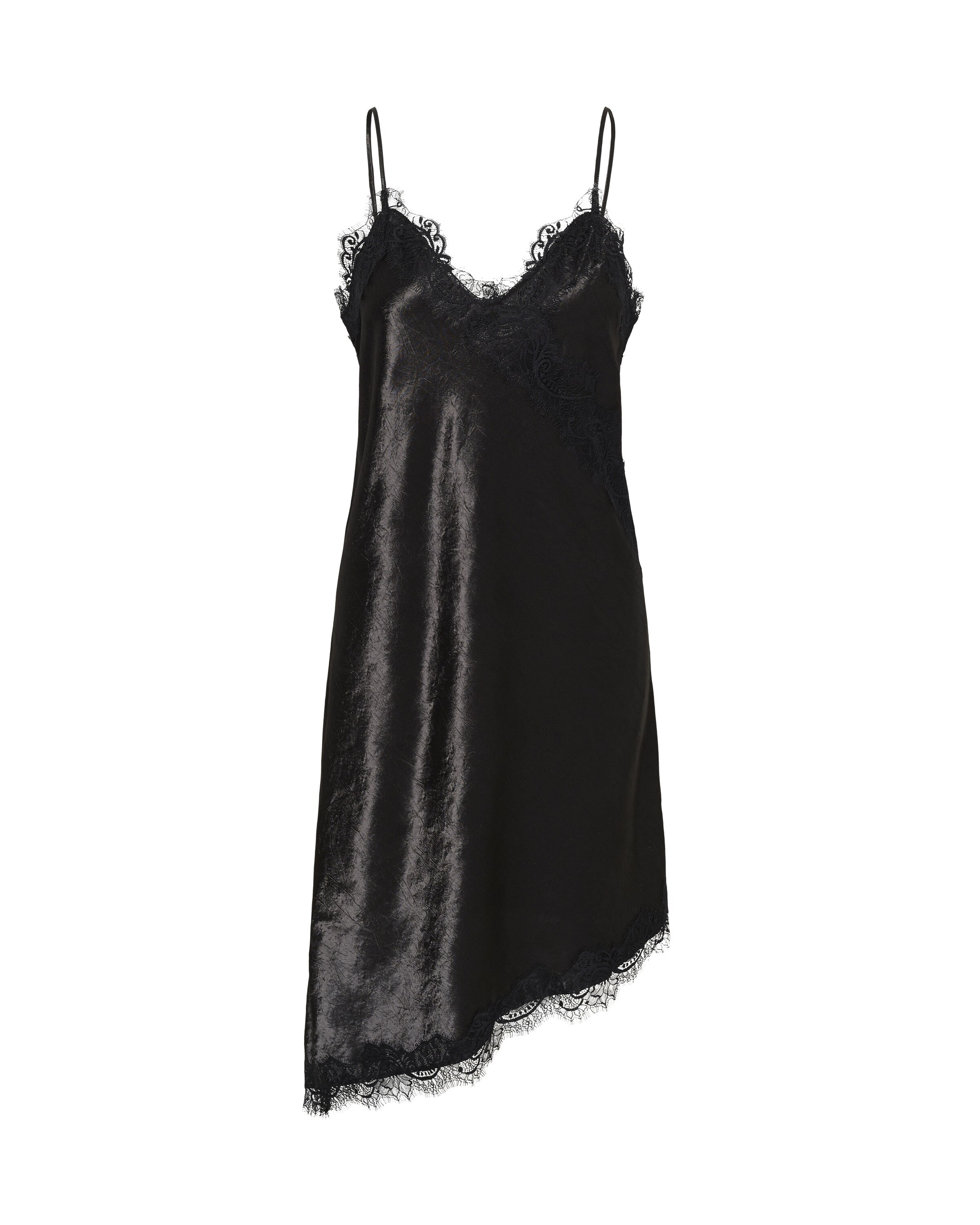 SOAKED IN LUXURY Jurk 'SLIrianne' in Zwart: voorkant