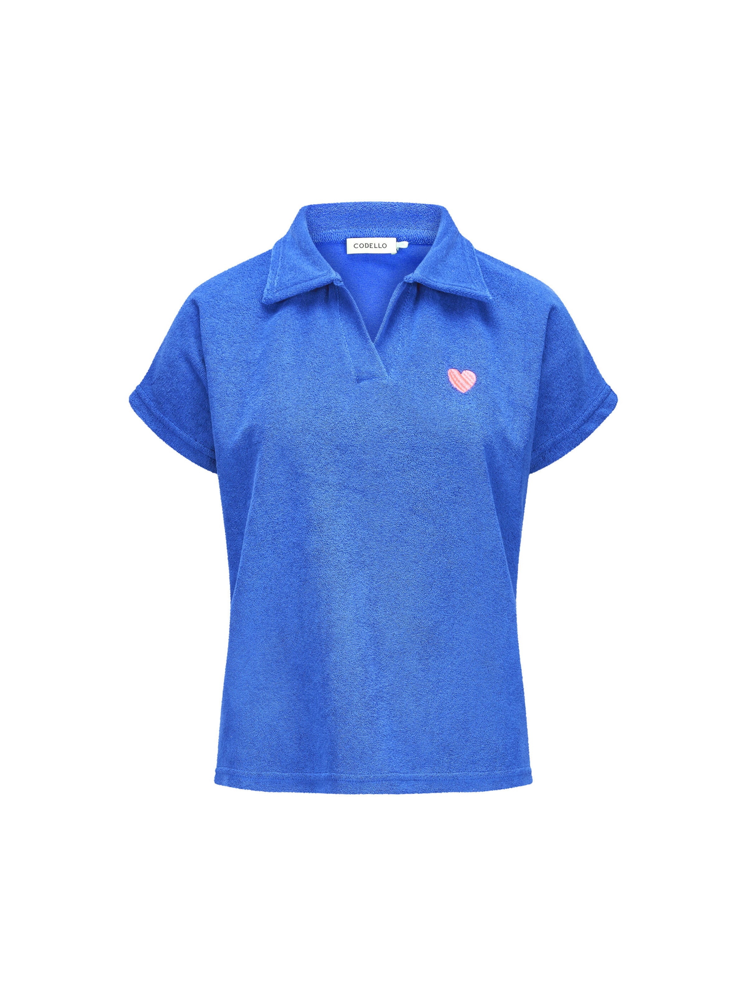 CODELLO Shirt in Blauw: voorkant