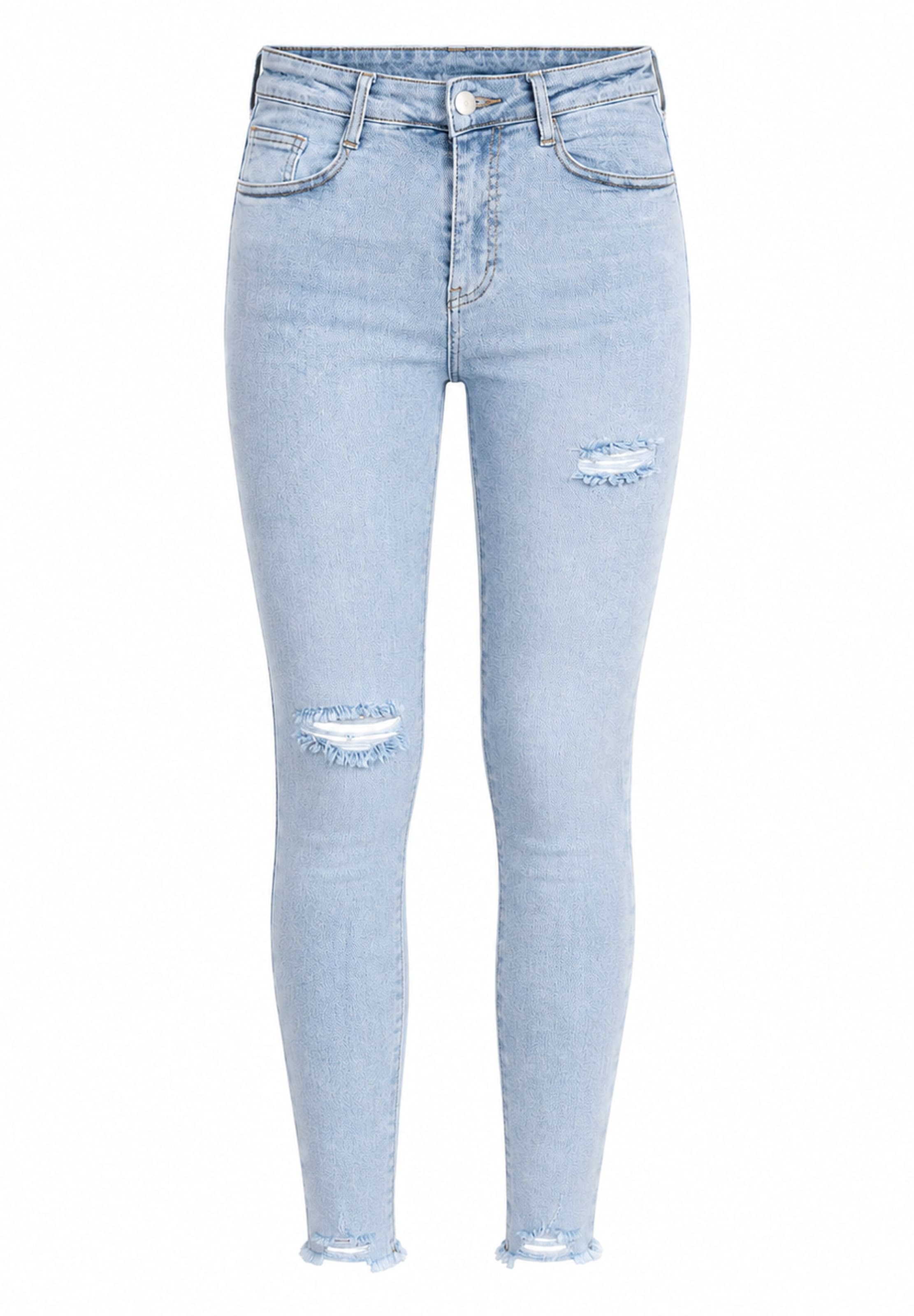 Elara Skinny Jeans in Blauw: voorkant