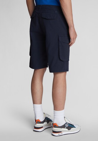 North Sails Slimfit Shorts in Blau