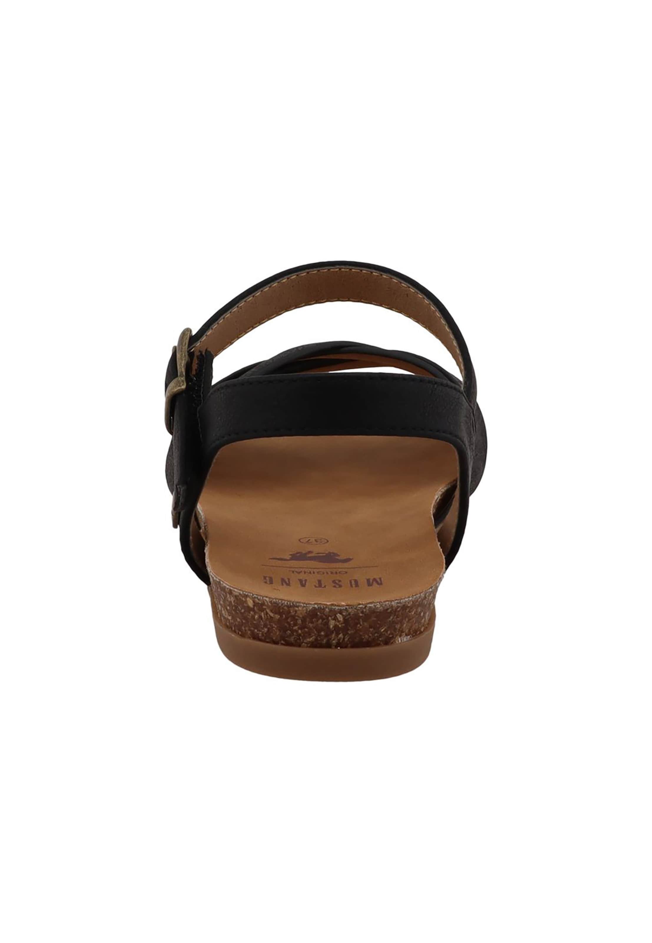 MUSTANG Sandaal in Zwart