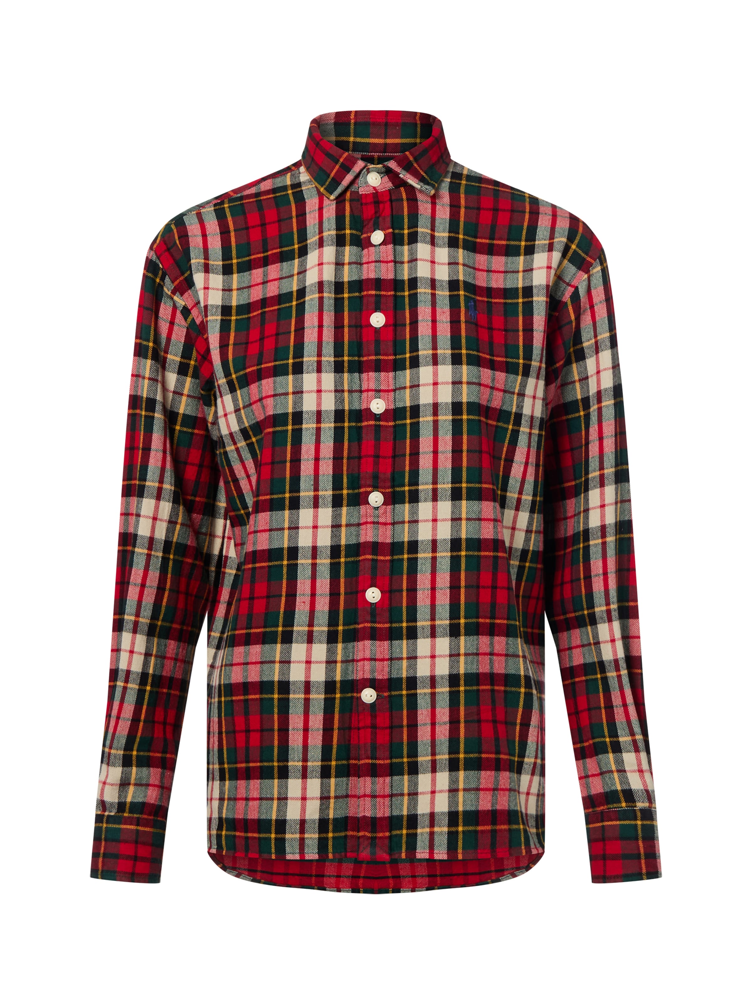 Chemisier Polo Ralph Lauren en rouge : devant