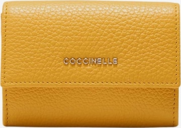 Portamonete 'COCCINELLE METALLIC' di Coccinelle in giallo: frontale