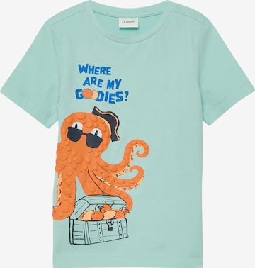 s.Oliver Shirt in Blue: front